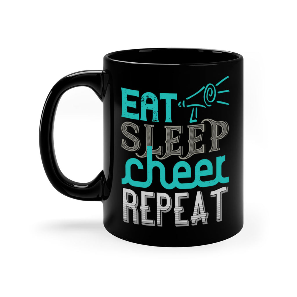 Eat sleep cheer reapet 1317#- football-Mug / Coffee Cup