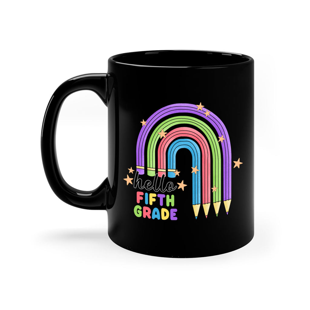 Hello 5th Grade Pencil Rainbow 13#- 5th grade-Mug / Coffee Cup
