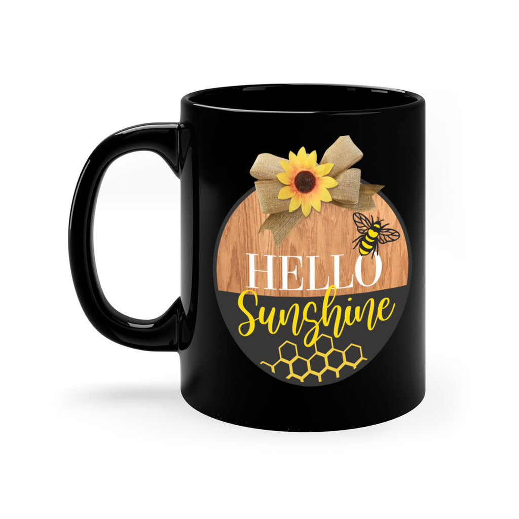 Hello Sunshine and bee Mockup215#- spring-Mug / Coffee Cup