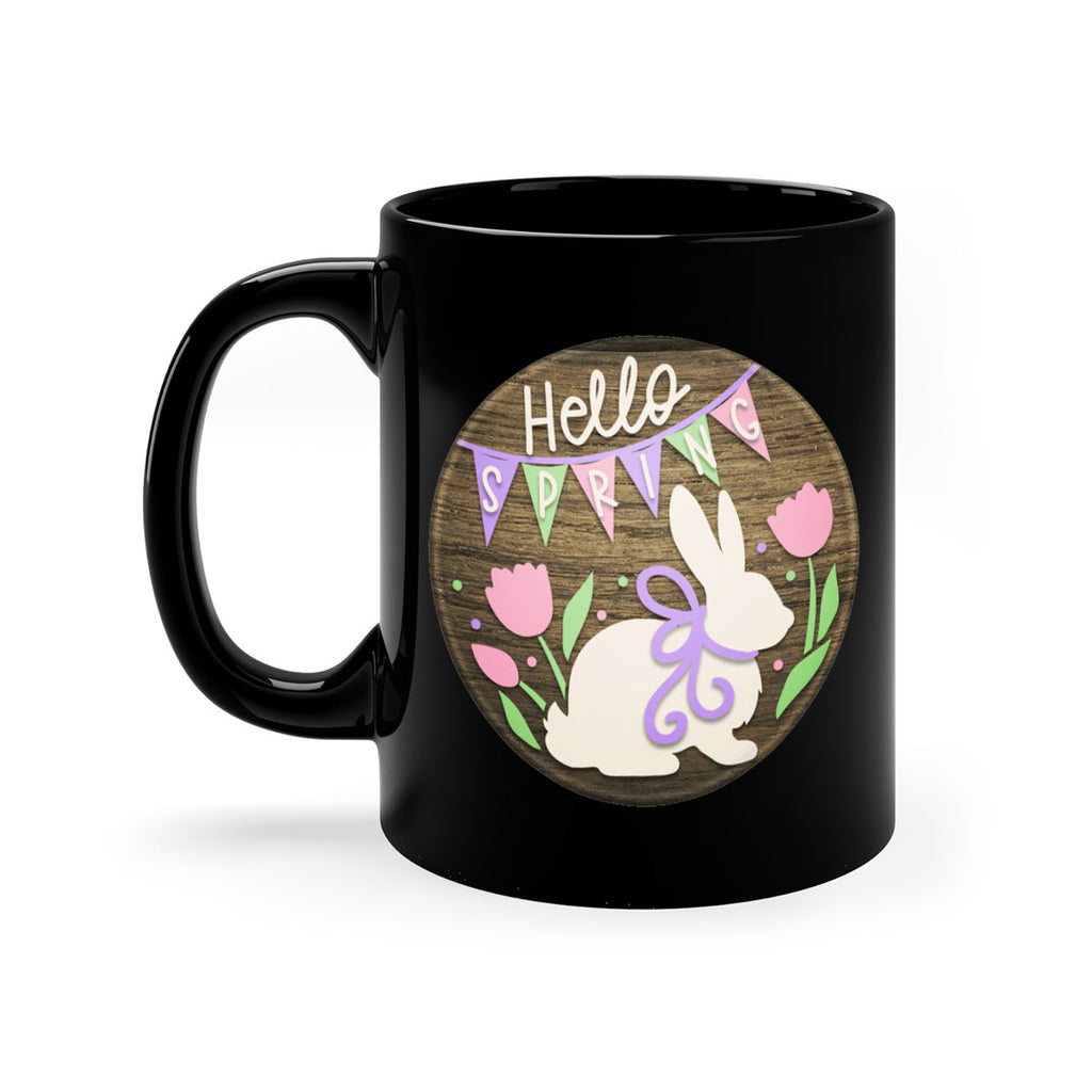 Hello spring bunny Mockup190#- spring-Mug / Coffee Cup
