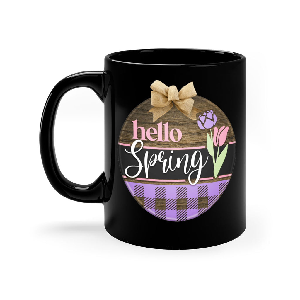 Hello spring plaid Mockup205#- spring-Mug / Coffee Cup