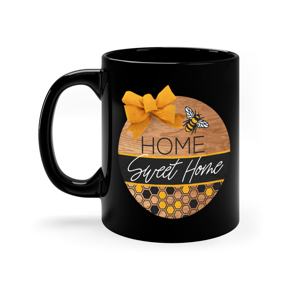 Home Sweet Home Bee and hive pattern Mockup242#- spring-Mug / Coffee Cup