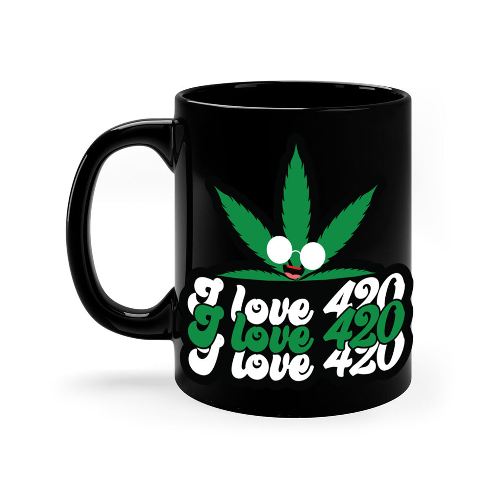 I love 420 123#- marijuana-Mug / Coffee Cup