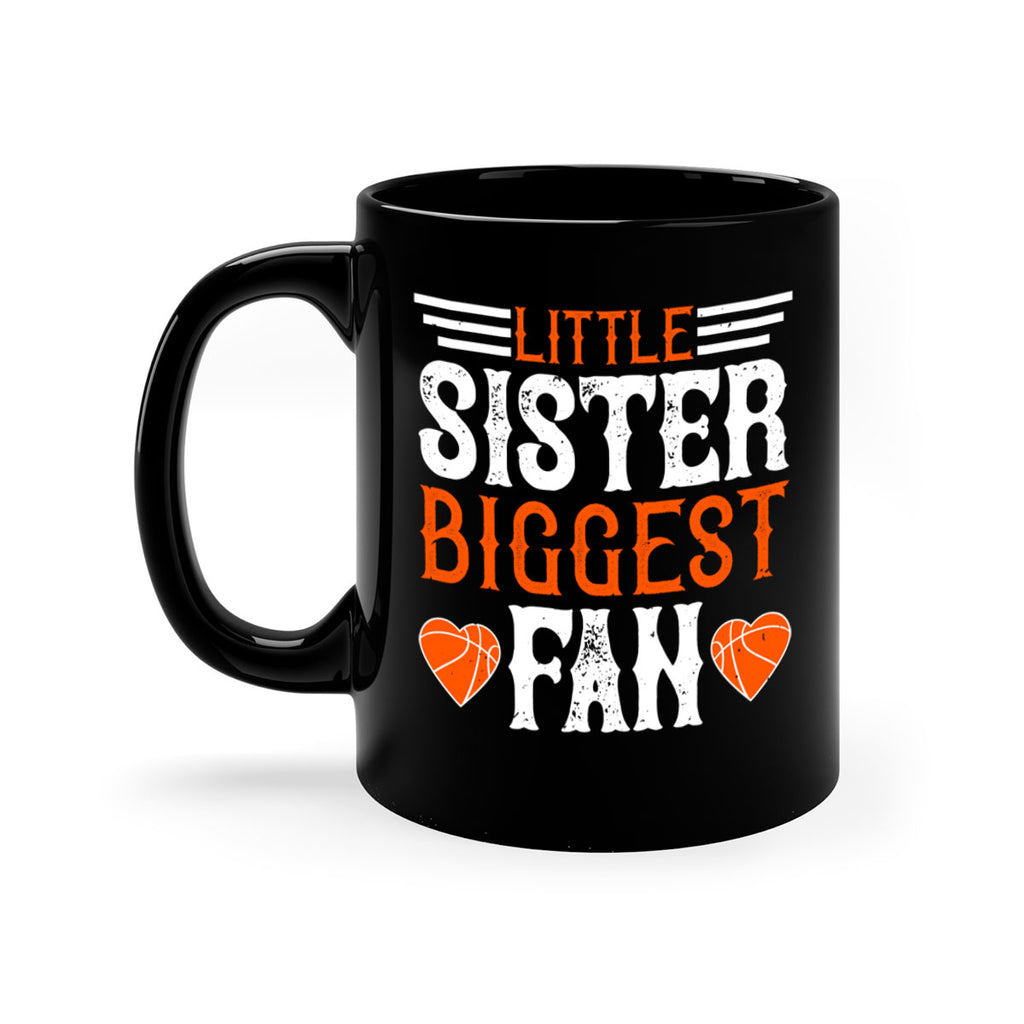 Little sister biggest fan 836#- basketball-Mug / Coffee Cup