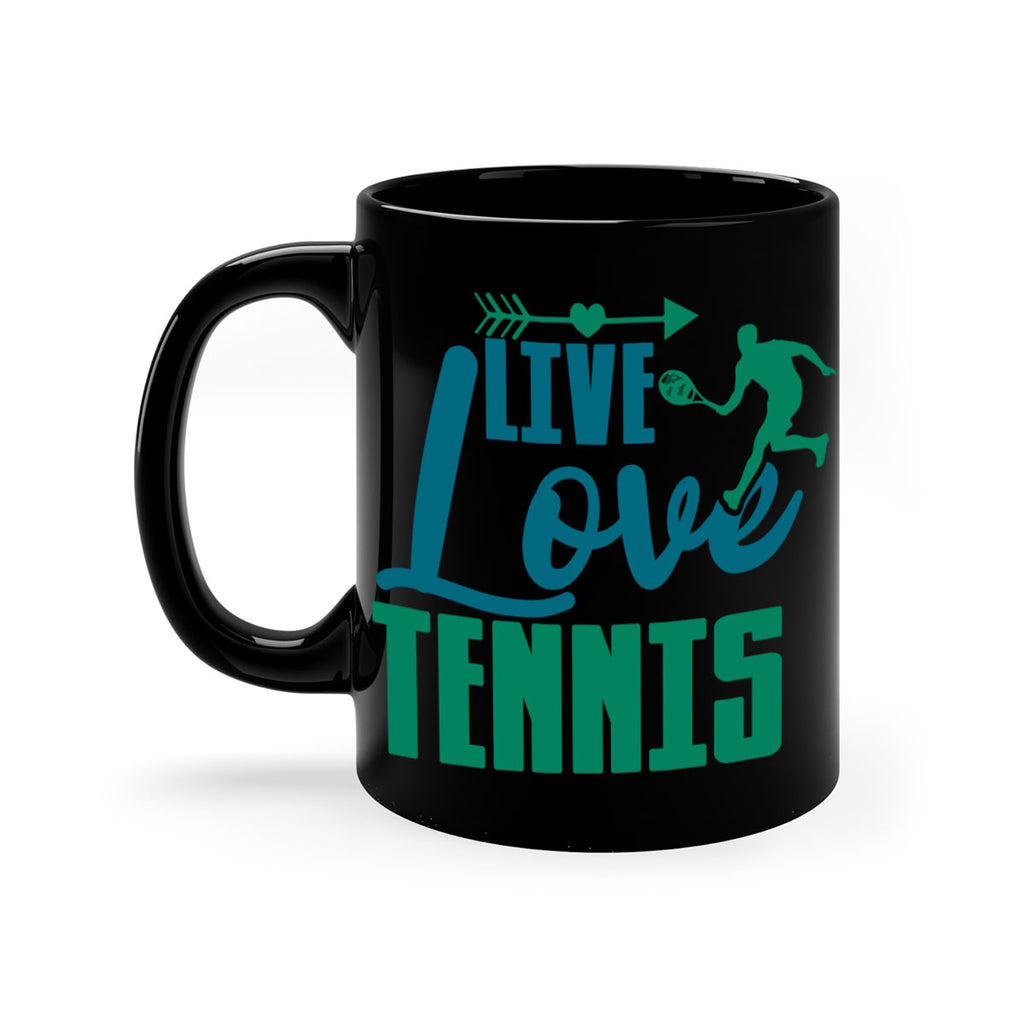 Live Love Tennis 828#- tennis-Mug / Coffee Cup