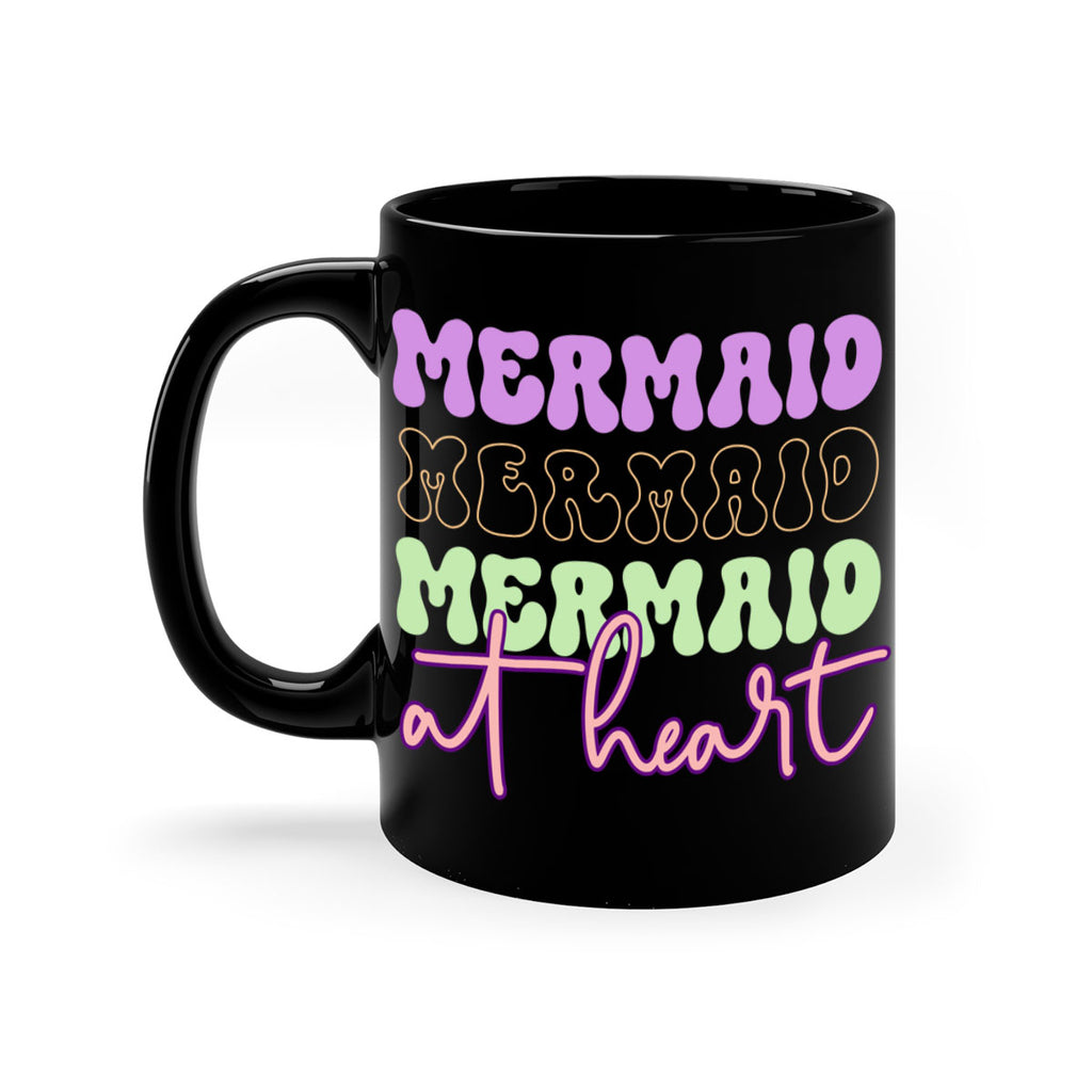 Mermaid At Heart 394#- mermaid-Mug / Coffee Cup