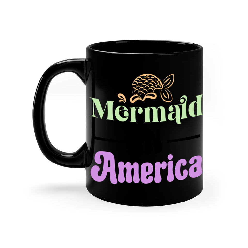 Mermaid In America 420#- mermaid-Mug / Coffee Cup