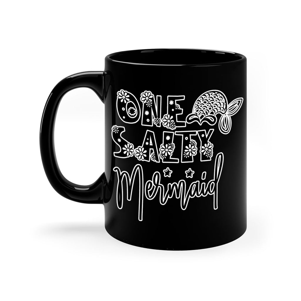 One Salty Mermaid 527#- mermaid-Mug / Coffee Cup