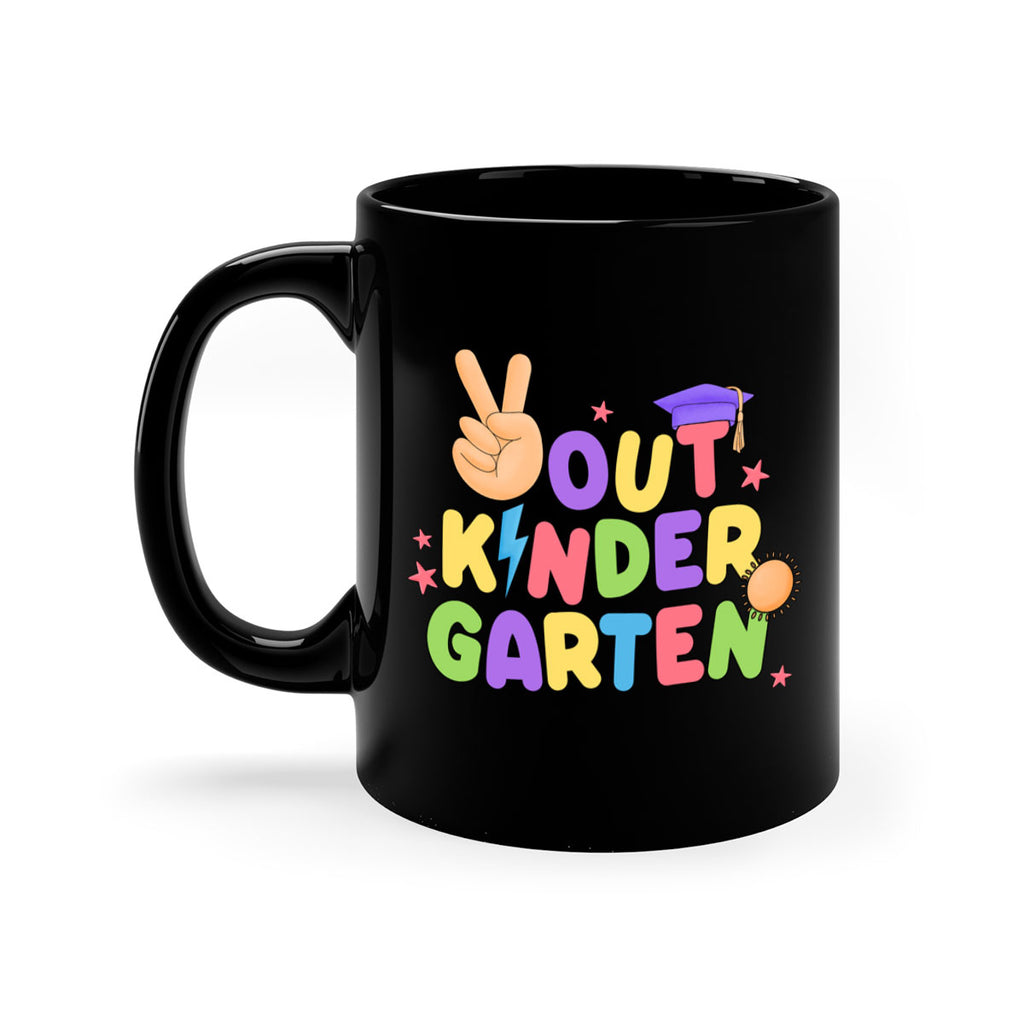 Peace Out Kindergarten Peace Hand 14#- Kindergarten-Mug / Coffee Cup