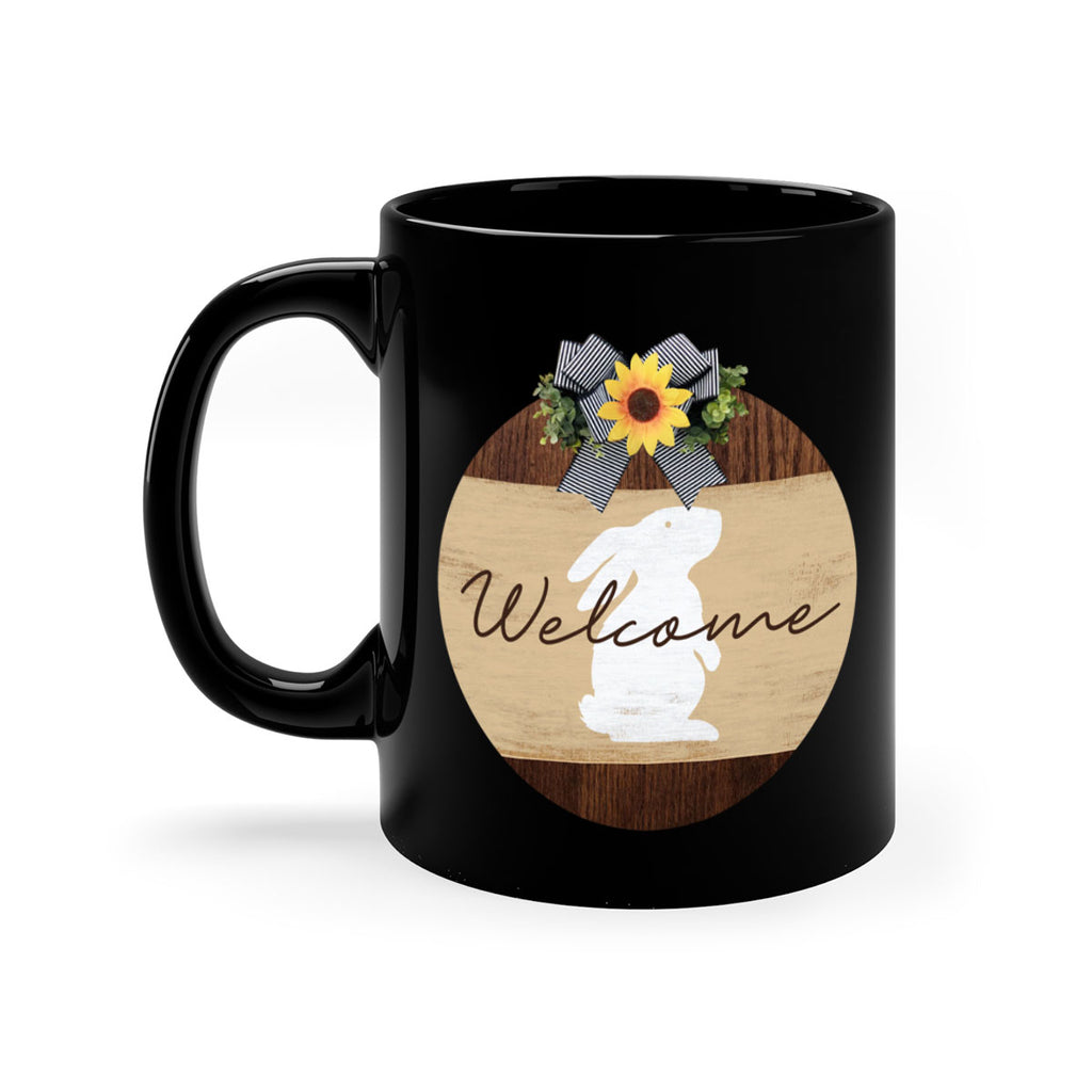 Welcome Bunny Mockup568#- spring-Mug / Coffee Cup