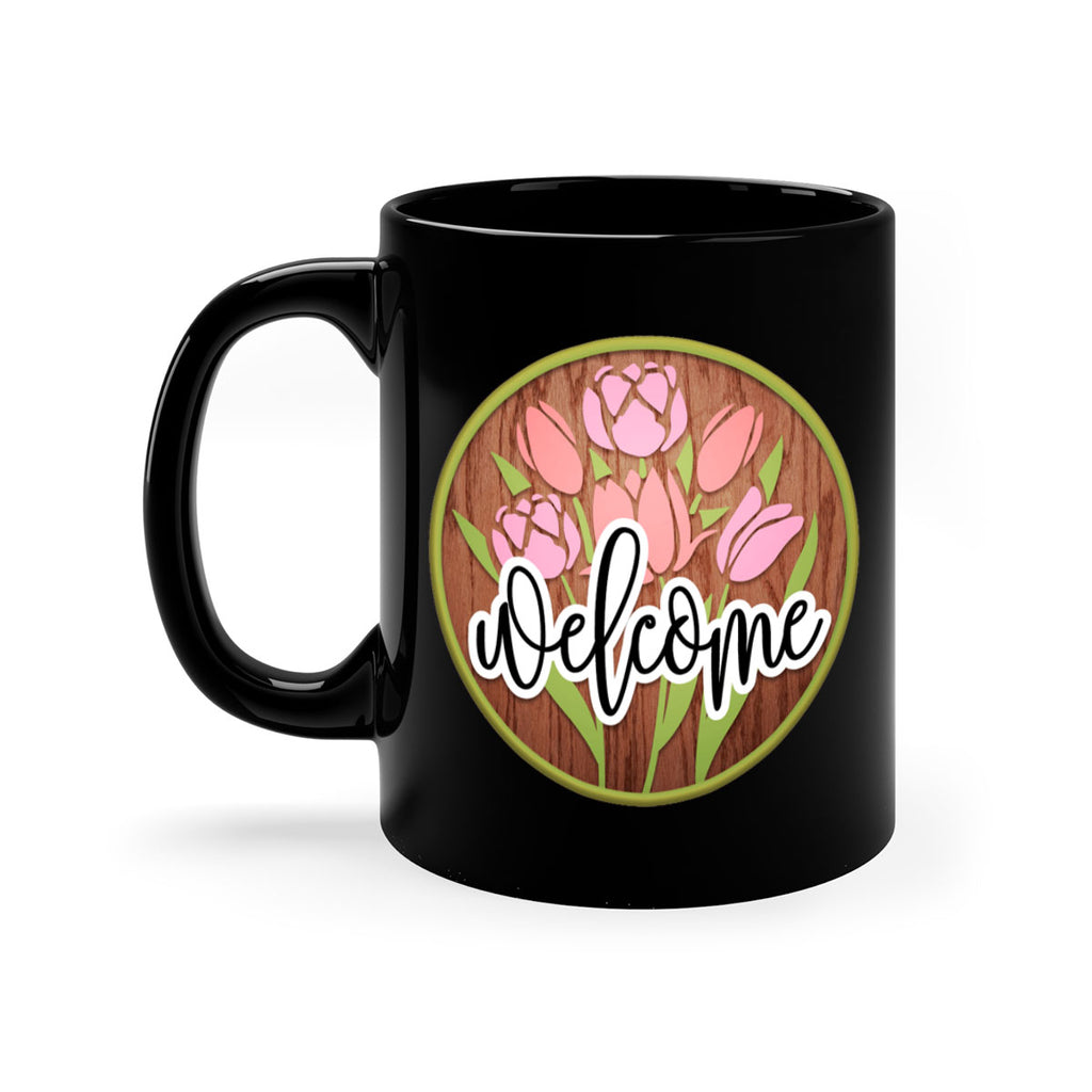 Welcome flowers bouquet Mockup570#- spring-Mug / Coffee Cup