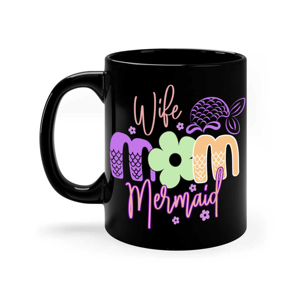 Wife Mom Mermaid 677#- mermaid-Mug / Coffee Cup
