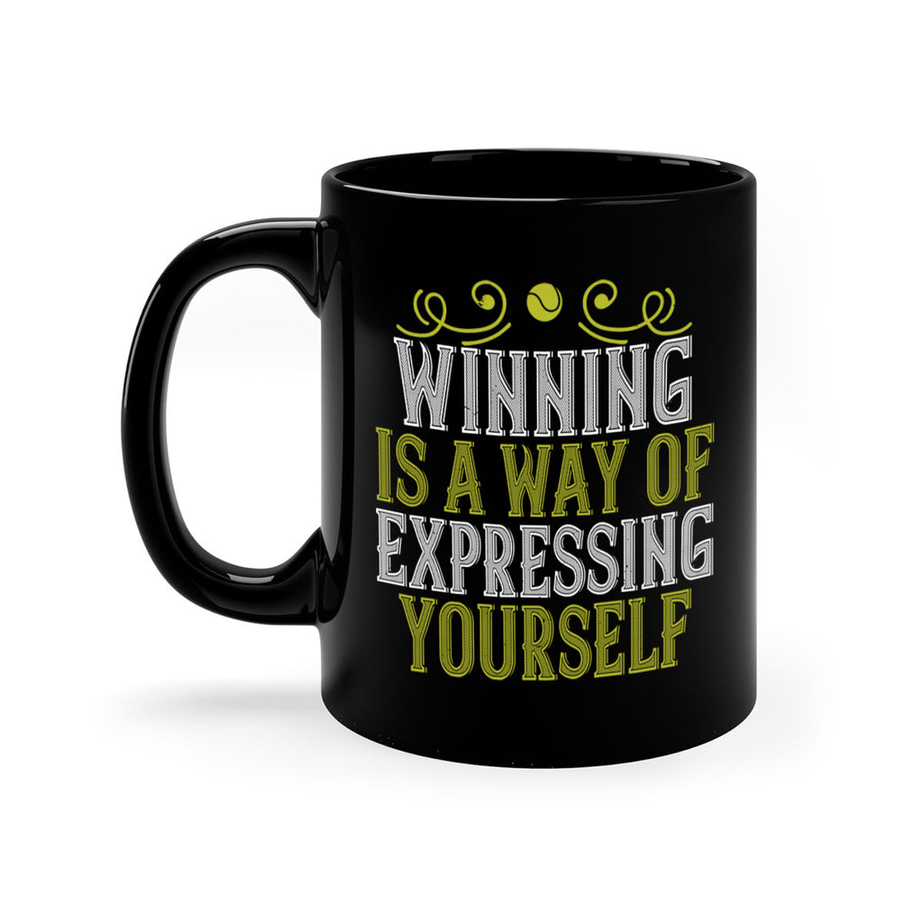 Winning is a way of expressing yourself 35#- tennis-Mug / Coffee Cup