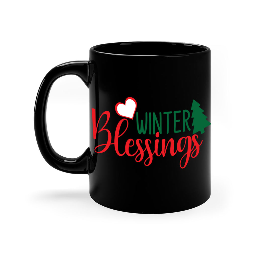 Winter Blessings 546#- winter-Mug / Coffee Cup