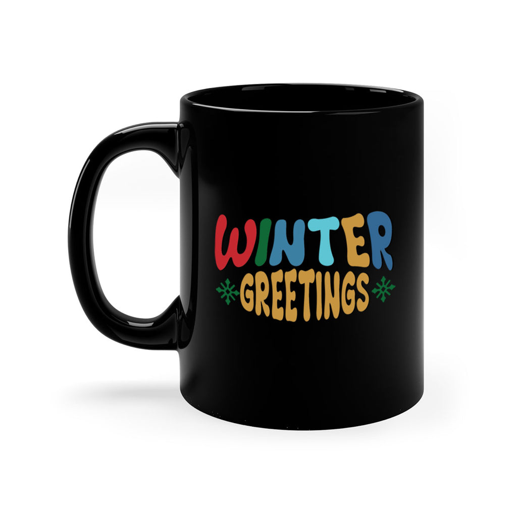 Winter Greetings 552#- winter-Mug / Coffee Cup