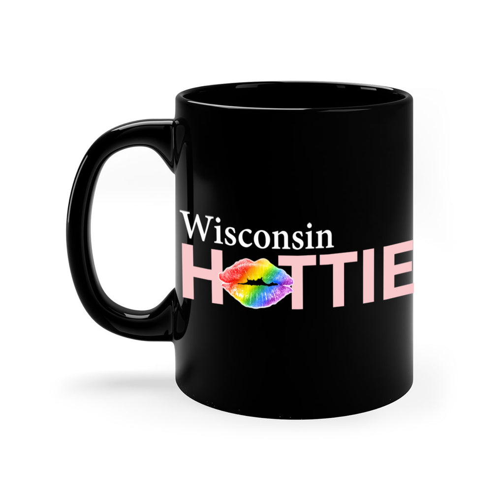 Wisconsin Hottie with rainbow lips 100#- Hottie Collection-Mug / Coffee Cup