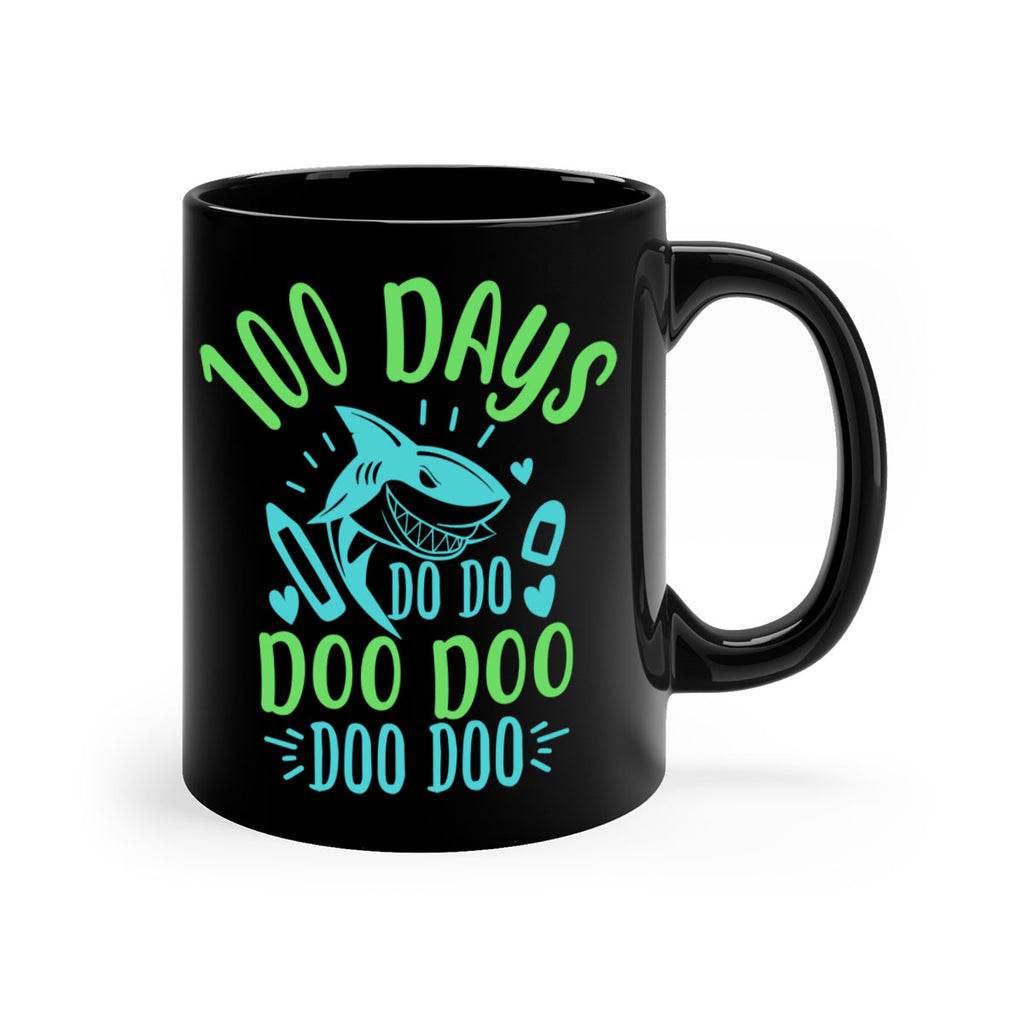 100 days shark doo doo 21#- 100 days-Mug / Coffee Cup