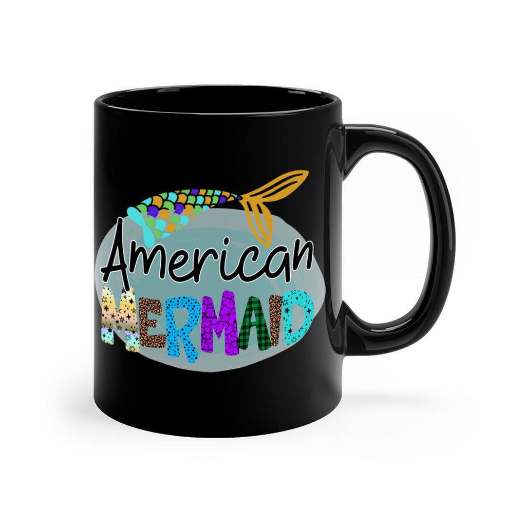 American Mermaid 14#- mermaid-Mug / Coffee Cup