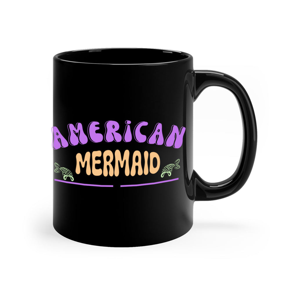 American Mermaid 16#- mermaid-Mug / Coffee Cup