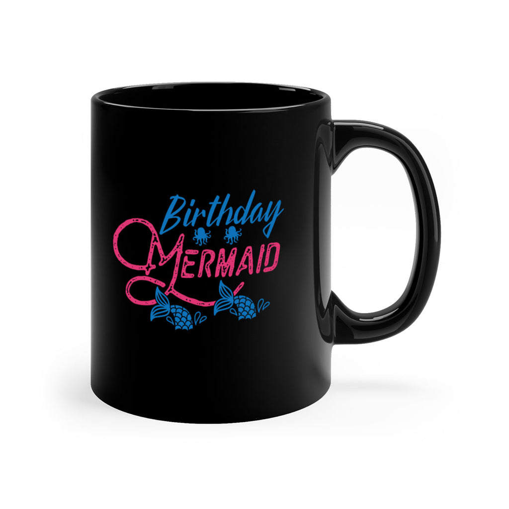 Birthday Mermaid 71#- mermaid-Mug / Coffee Cup