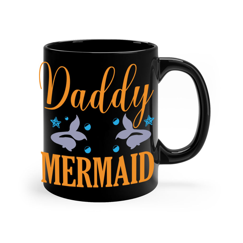 Daddy Mermaid Design 113#- mermaid-Mug / Coffee Cup