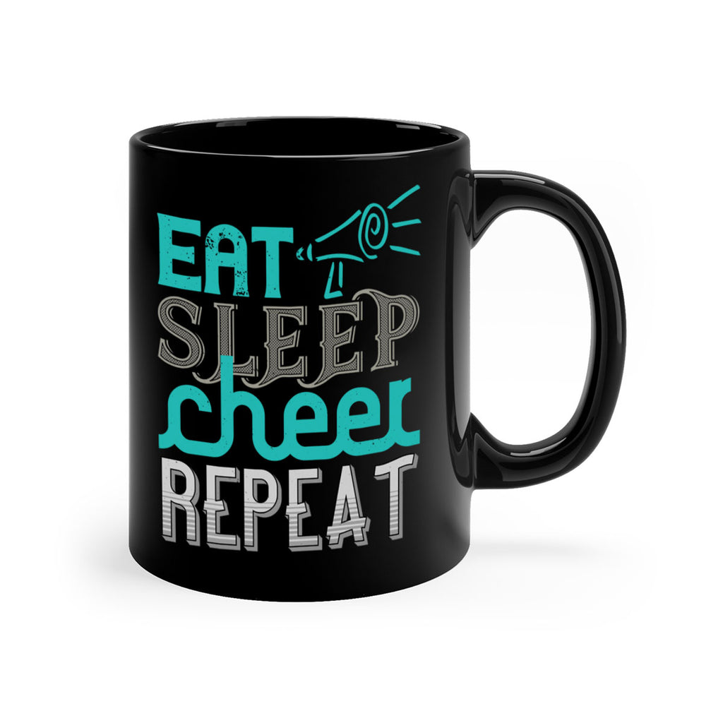 Eat sleep cheer reapet 1317#- football-Mug / Coffee Cup