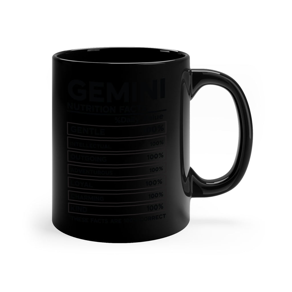 Gemini Nutrition Facts 220#- zodiac-Mug / Coffee Cup