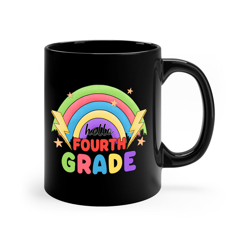 Hello 4th Grade Rainbow 13#- 4th grade-Mug / Coffee Cup