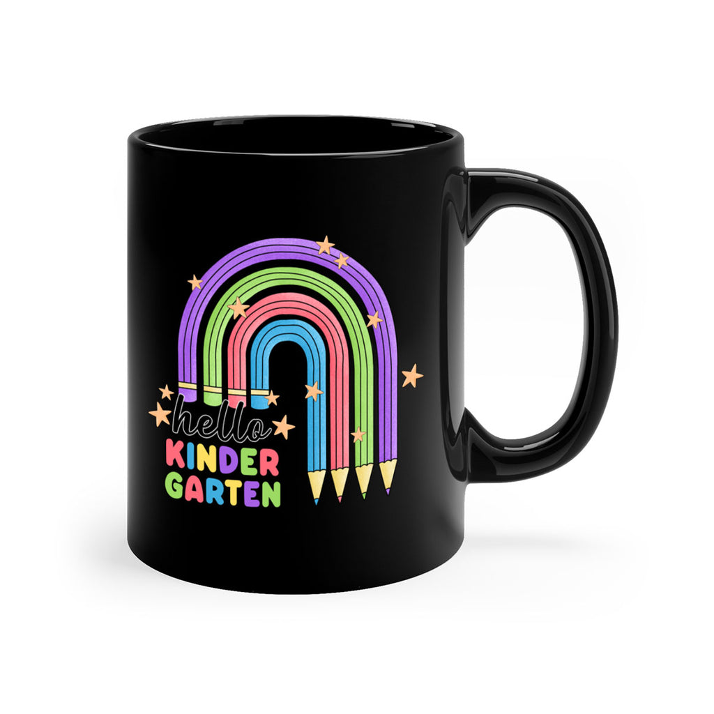 Hello Kindergarten Pencil Rainbow 4#- Kindergarten-Mug / Coffee Cup