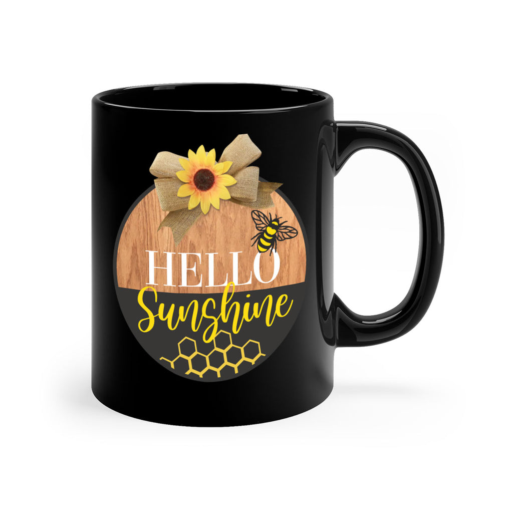 Hello Sunshine and bee Mockup215#- spring-Mug / Coffee Cup