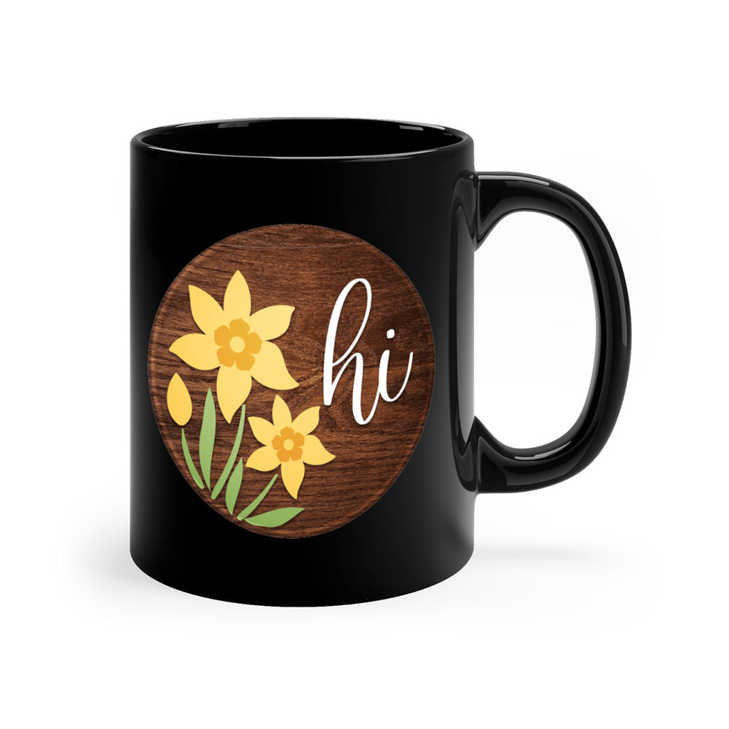 Hi daffodil flower Mockup235#- spring-Mug / Coffee Cup