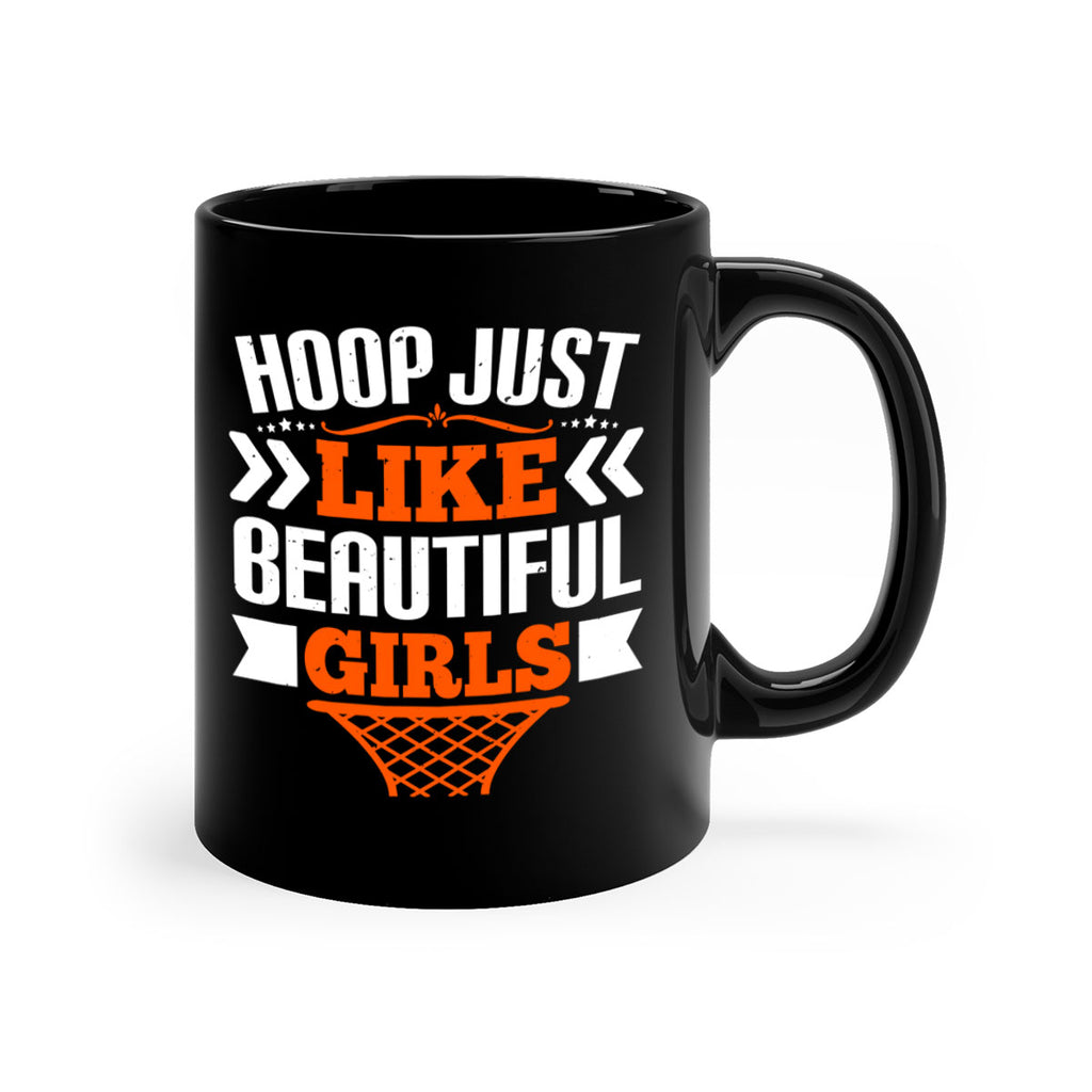Hoop just like beautiful girls 1179#- basketball-Mug / Coffee Cup