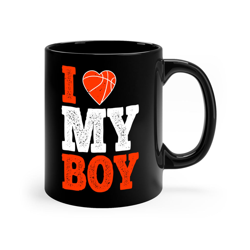 I love my boy 2254#- basketball-Mug / Coffee Cup