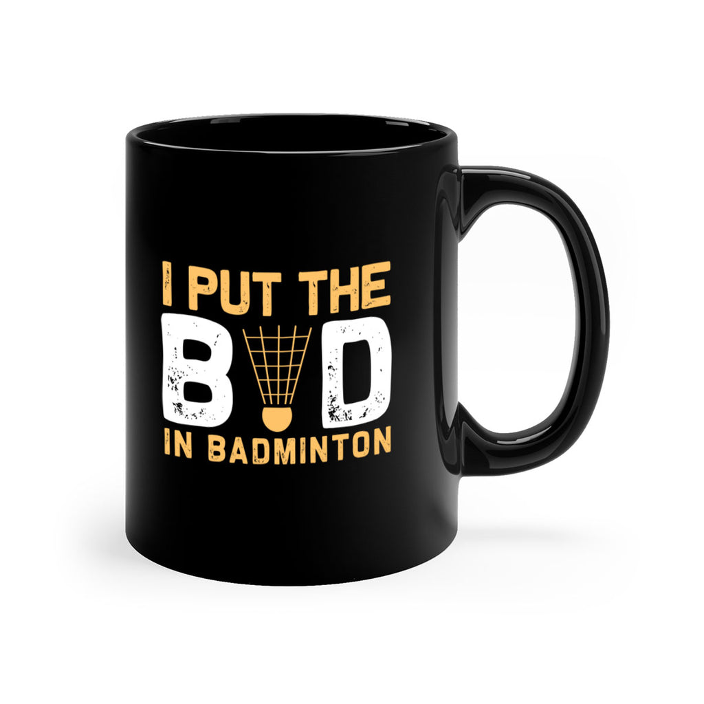 I put the 1097#- badminton-Mug / Coffee Cup