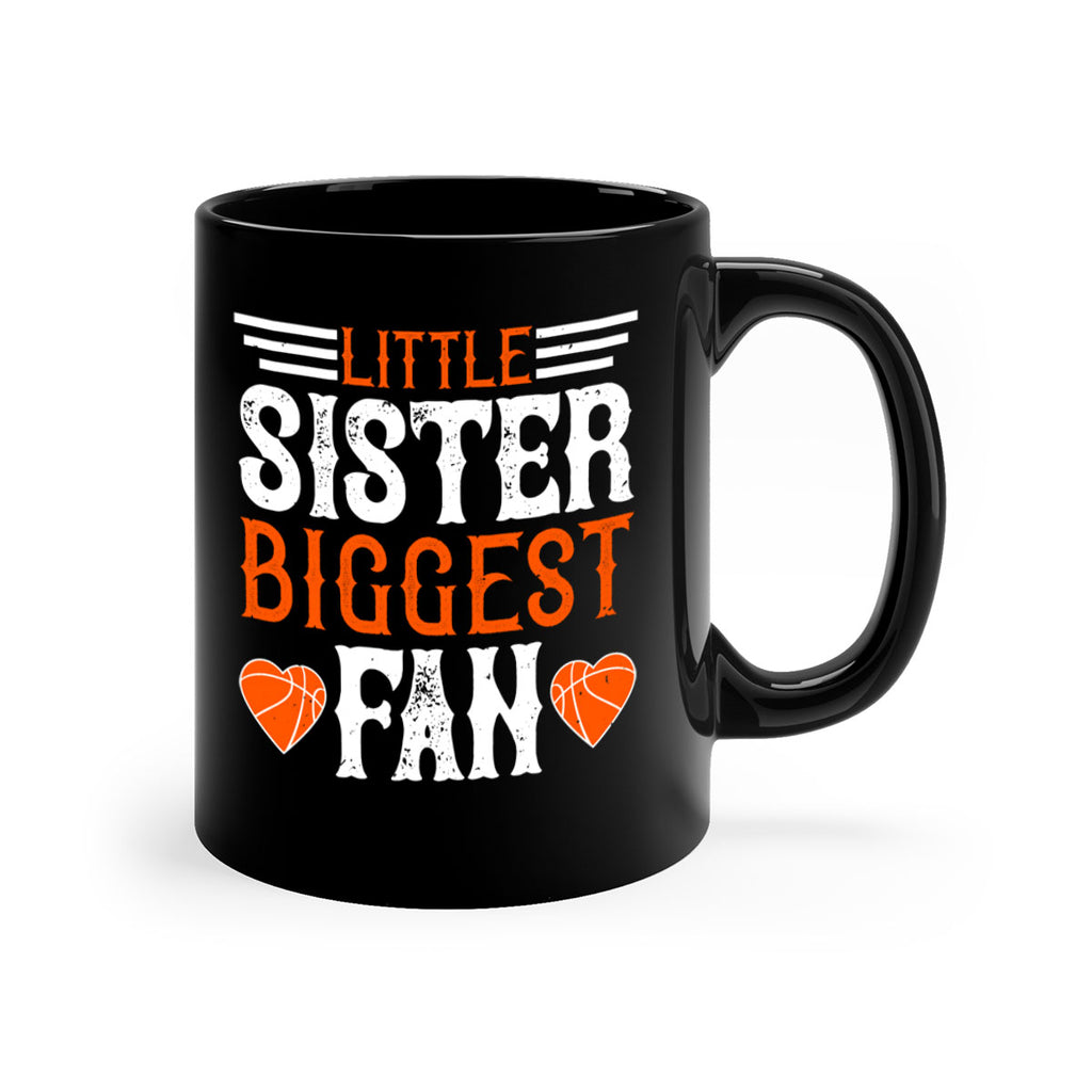 Little sister biggest fan 836#- basketball-Mug / Coffee Cup