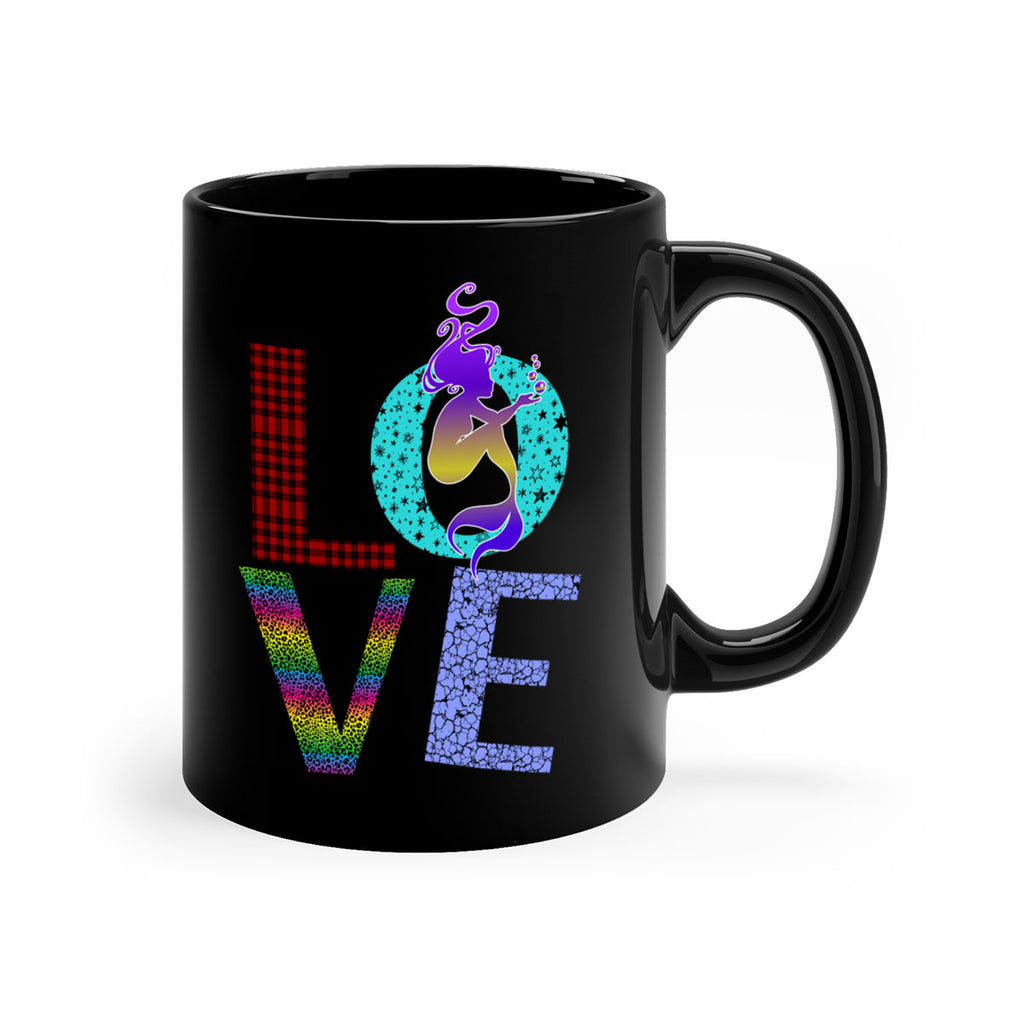 Love 304#- mermaid-Mug / Coffee Cup