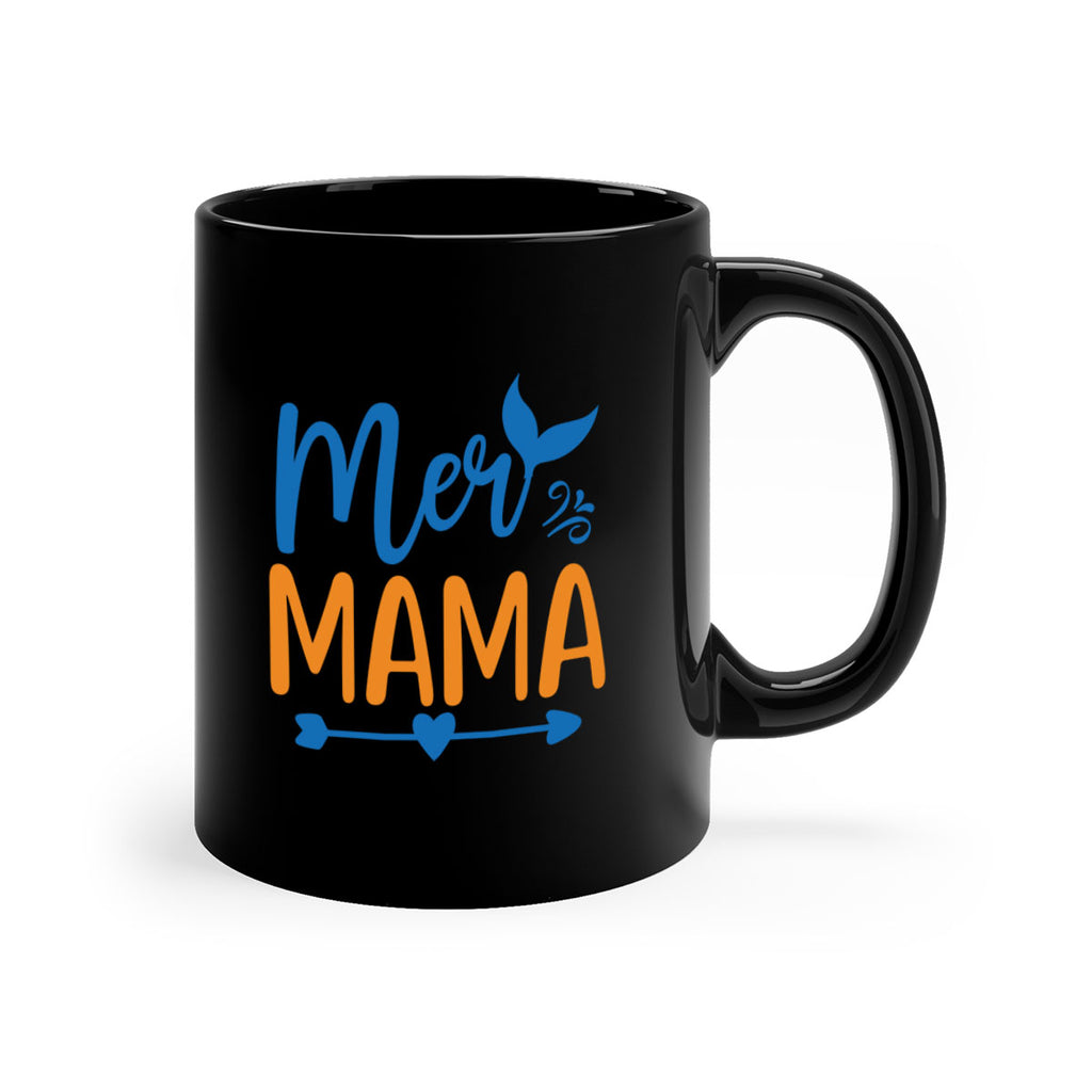 Mer Mama 330#- mermaid-Mug / Coffee Cup