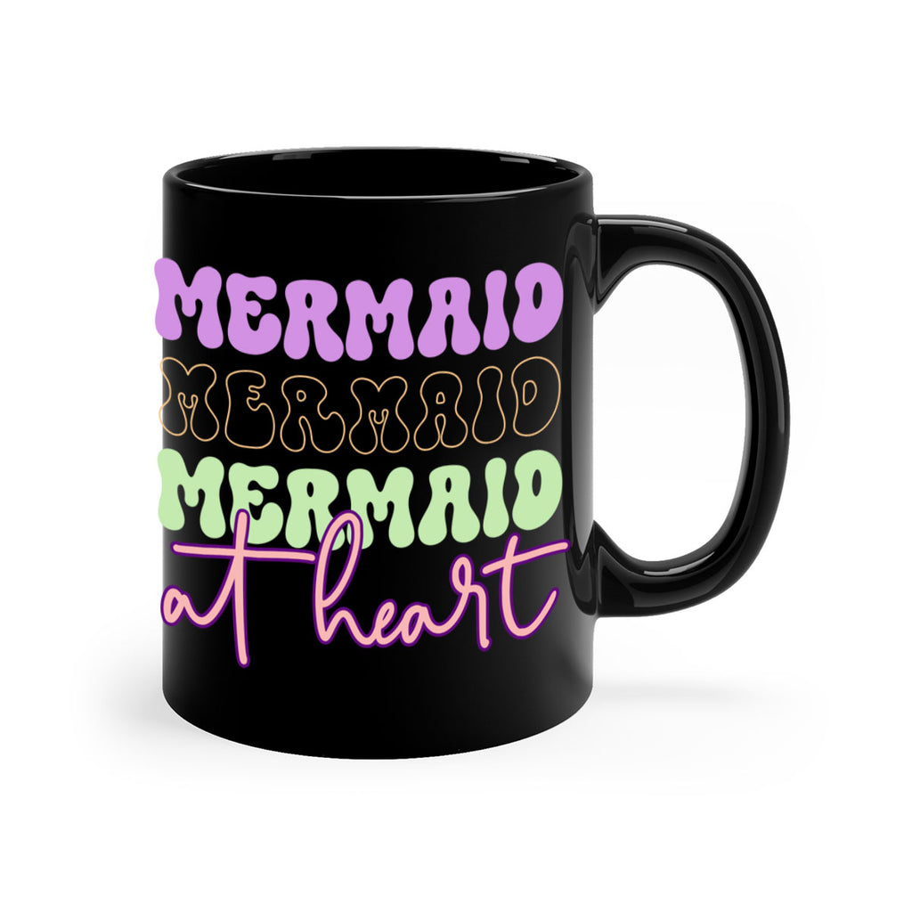 Mermaid At Heart 394#- mermaid-Mug / Coffee Cup