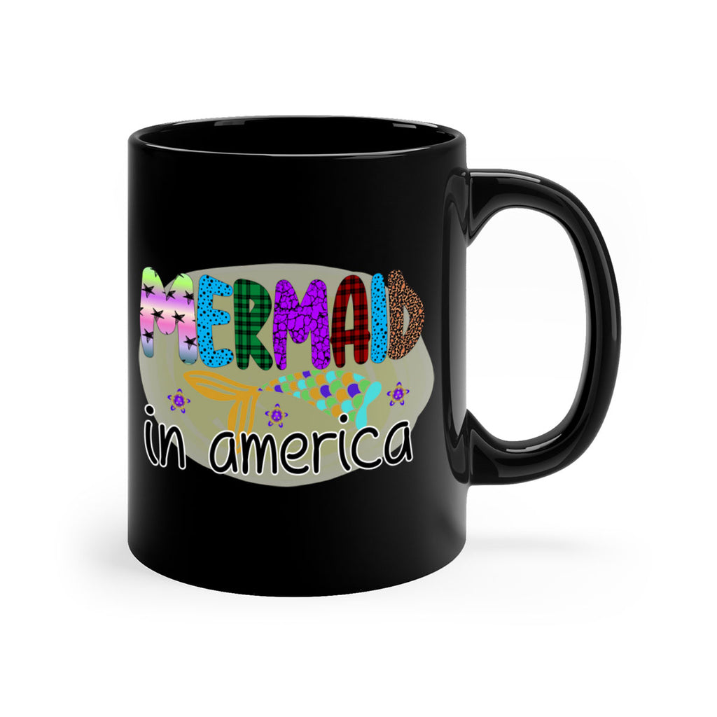 Mermaid In America 419#- mermaid-Mug / Coffee Cup