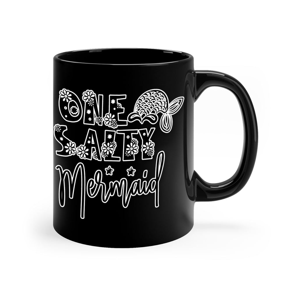 One Salty Mermaid 527#- mermaid-Mug / Coffee Cup