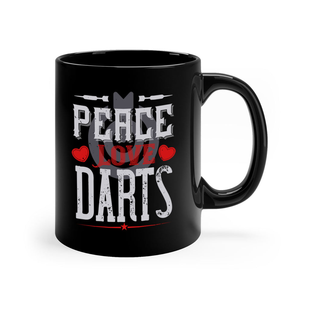 Peace Love Darts 1875#- darts-Mug / Coffee Cup