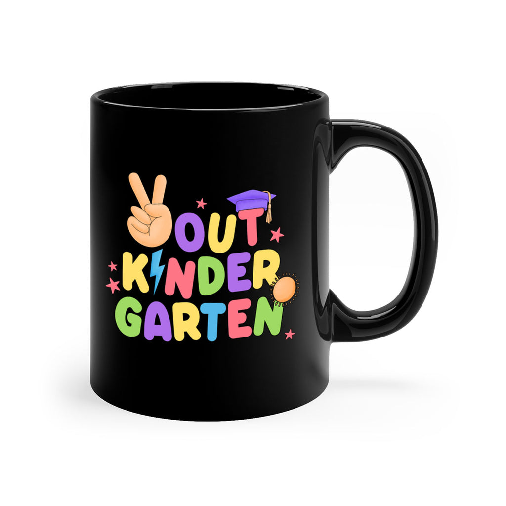 Peace Out Kindergarten Peace Hand 14#- Kindergarten-Mug / Coffee Cup