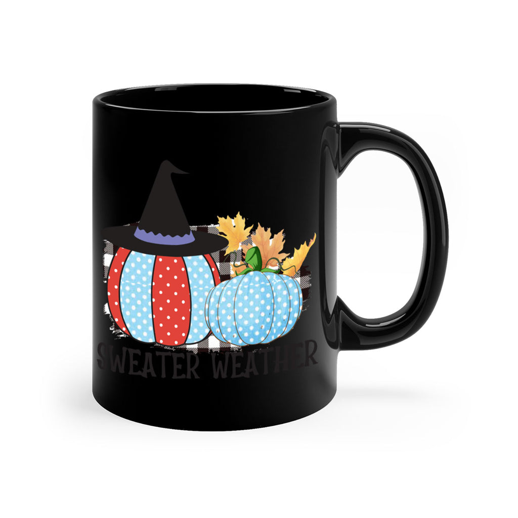 Sweater Weather Pumpkin Gnome 586#- fall-Mug / Coffee Cup
