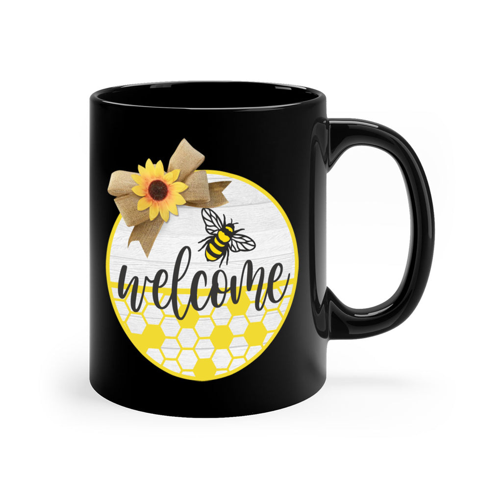 Welcome Bee and hive Mockup566#- spring-Mug / Coffee Cup