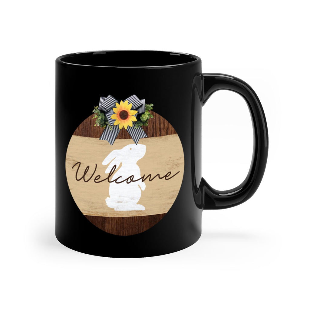 Welcome Bunny Mockup568#- spring-Mug / Coffee Cup
