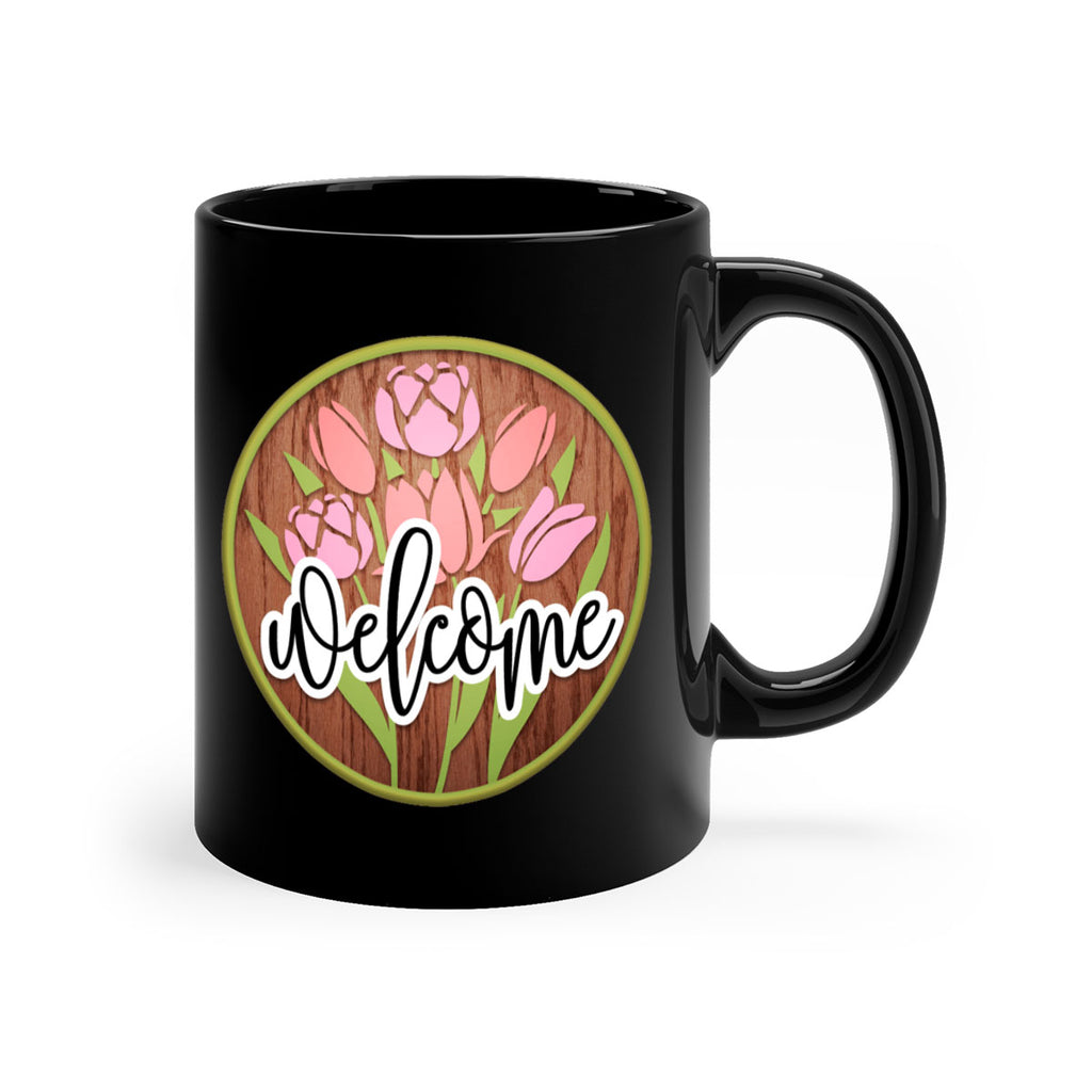 Welcome flowers bouquet Mockup570#- spring-Mug / Coffee Cup