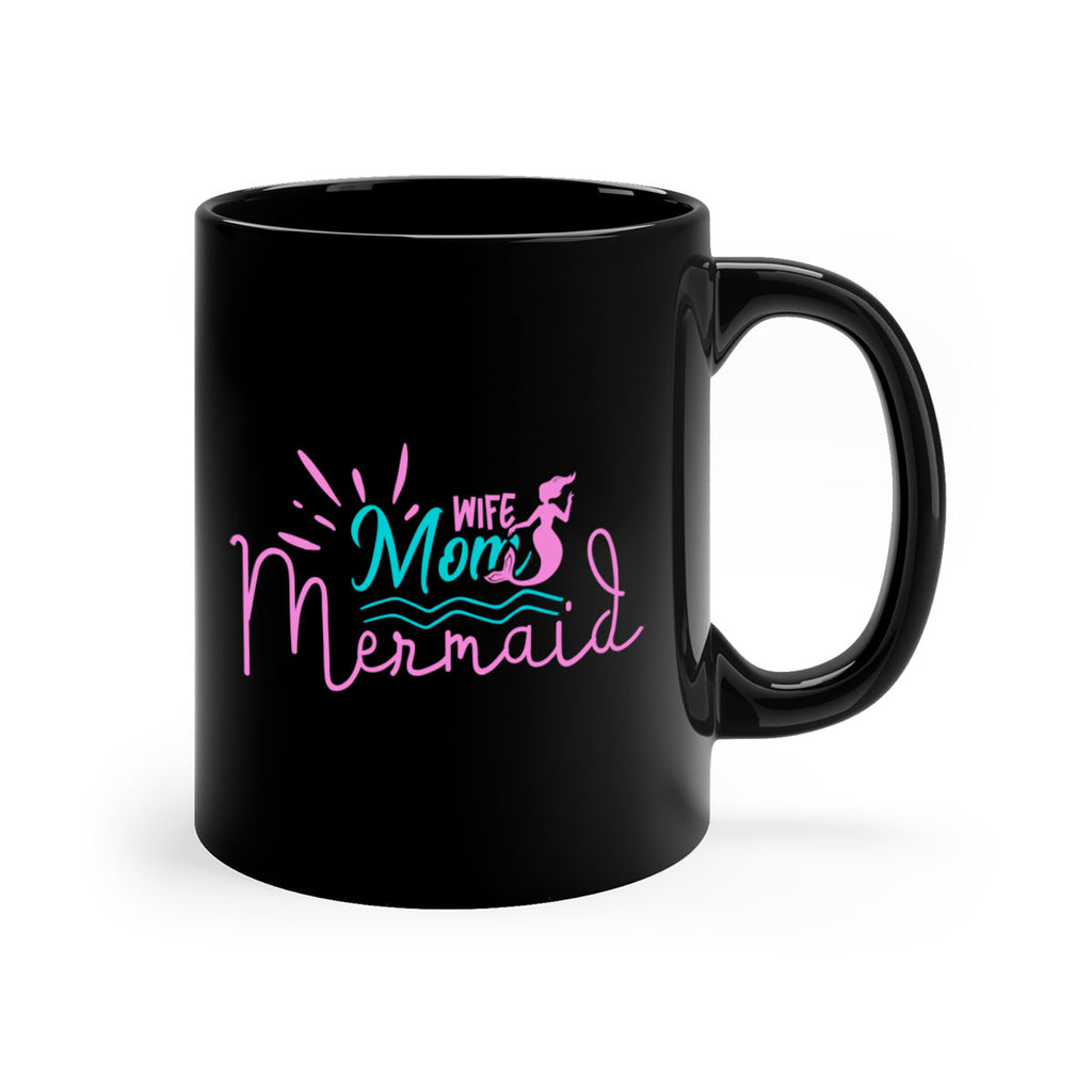 Wife Mom Mermaid 672#- mermaid-Mug / Coffee Cup
