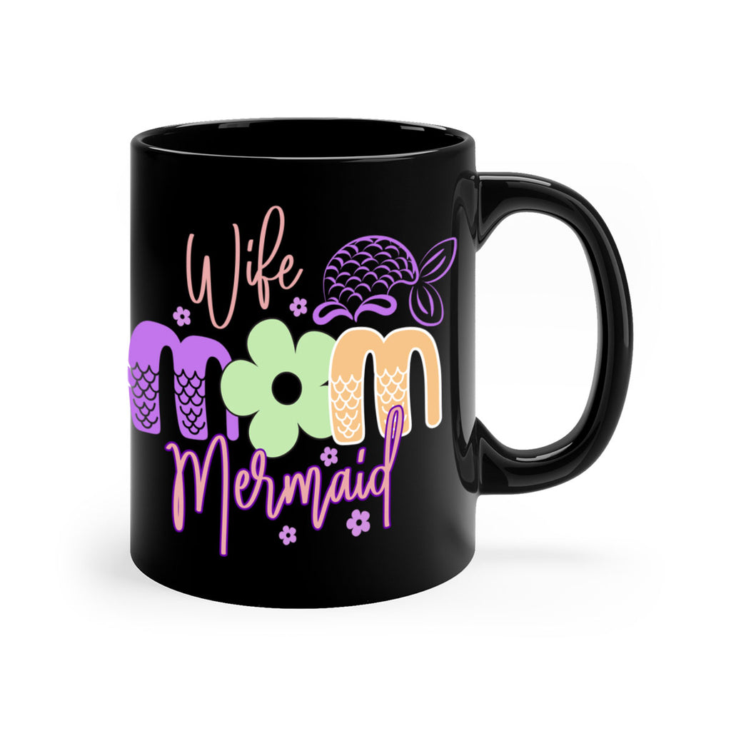 Wife Mom Mermaid 677#- mermaid-Mug / Coffee Cup