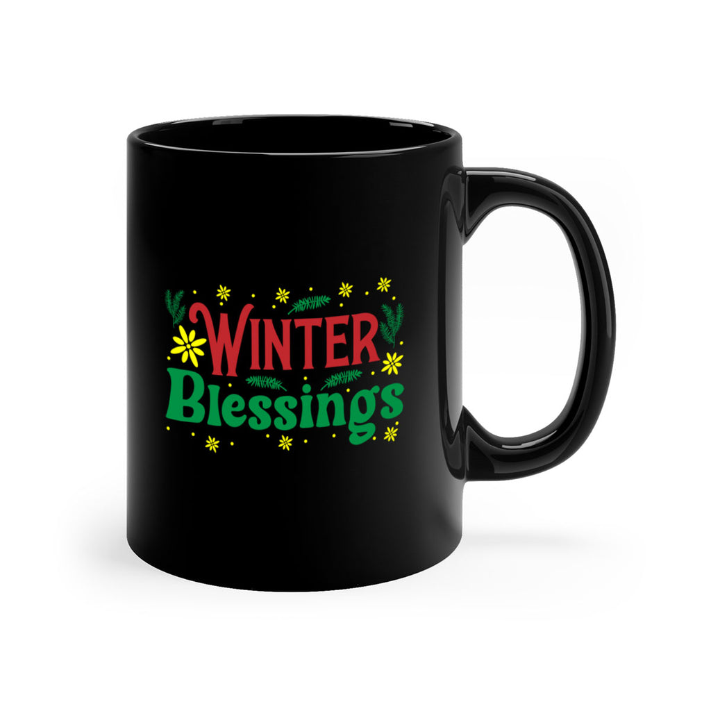 Winter Blessings 548#- winter-Mug / Coffee Cup