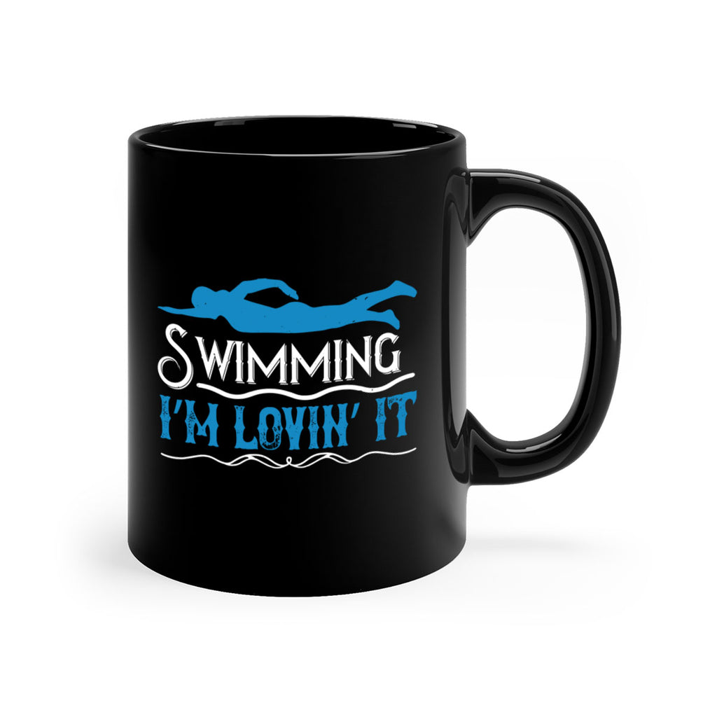 swimming I’m lovin’ it 376#- swimming-Mug / Coffee Cup